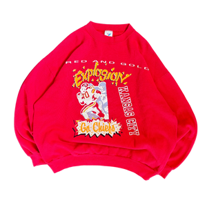 WESTSIDE STOREY VINTAGE | VINTAGE 90'S KC CHIEFS EXPLOSION - RED - Westside Storey