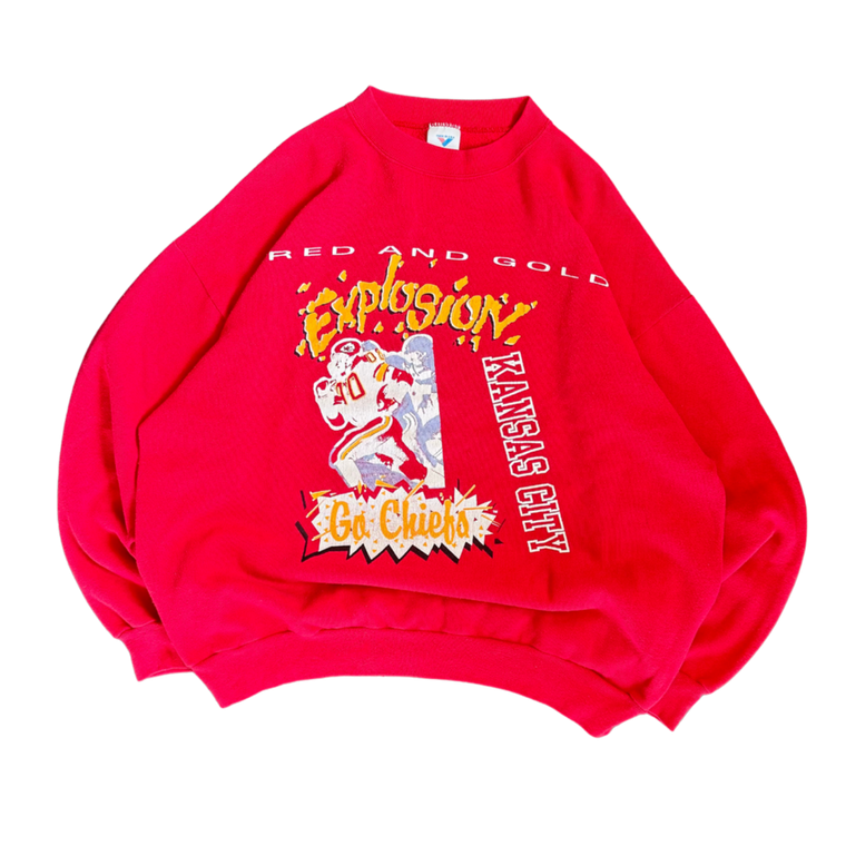 WESTSIDE STOREY VINTAGE | VINTAGE 90'S KC CHIEFS EXPLOSION - RED