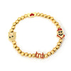 EB AND CO | KANSAS CITY GOLD BEADED BRACELET - LOVE STORY