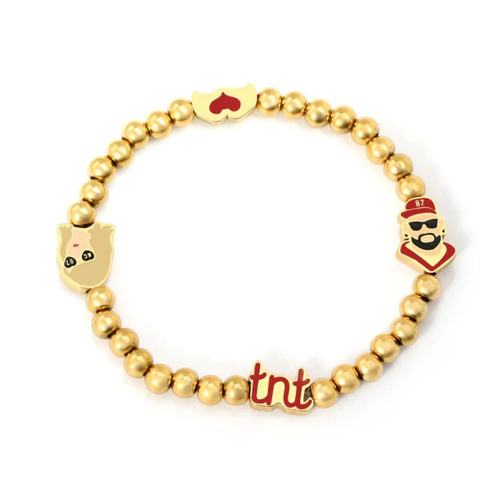 EB AND CO | KANSAS CITY GOLD BEADED BRACELET - LOVE STORY - Westside Storey