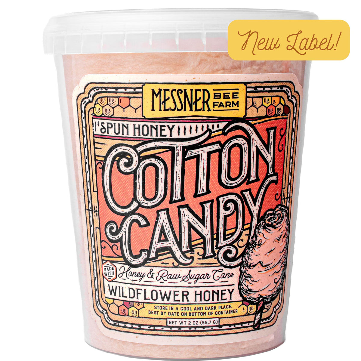 MESSNER FAMILY | SPUN HONEY COTTON CANDY - WILDFLOWER HONEY Messner Family