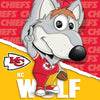 MASTERPIECES | KC CHIEFS WOLF MASCOT - PUZZLE