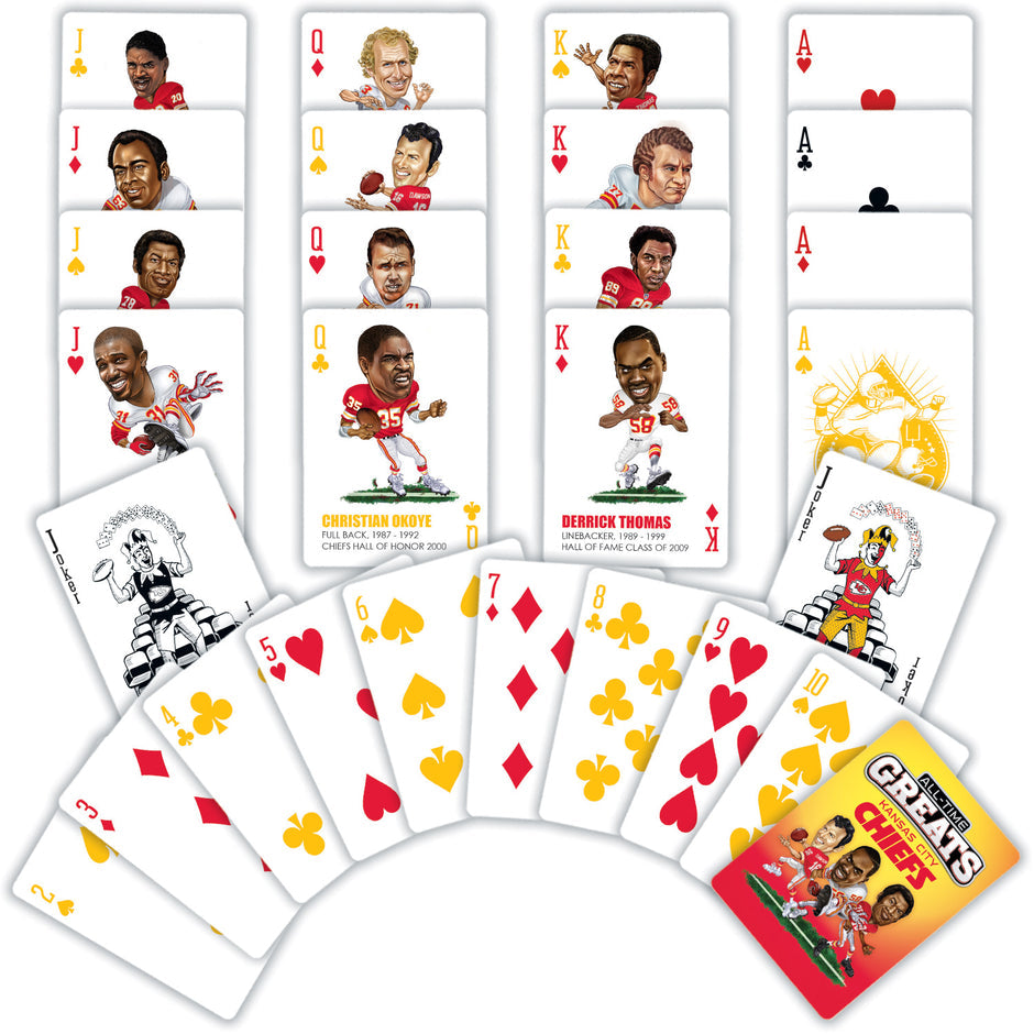 MASTERPIECES | KC CHIEFS PLAYING CARDS - Westside Storey