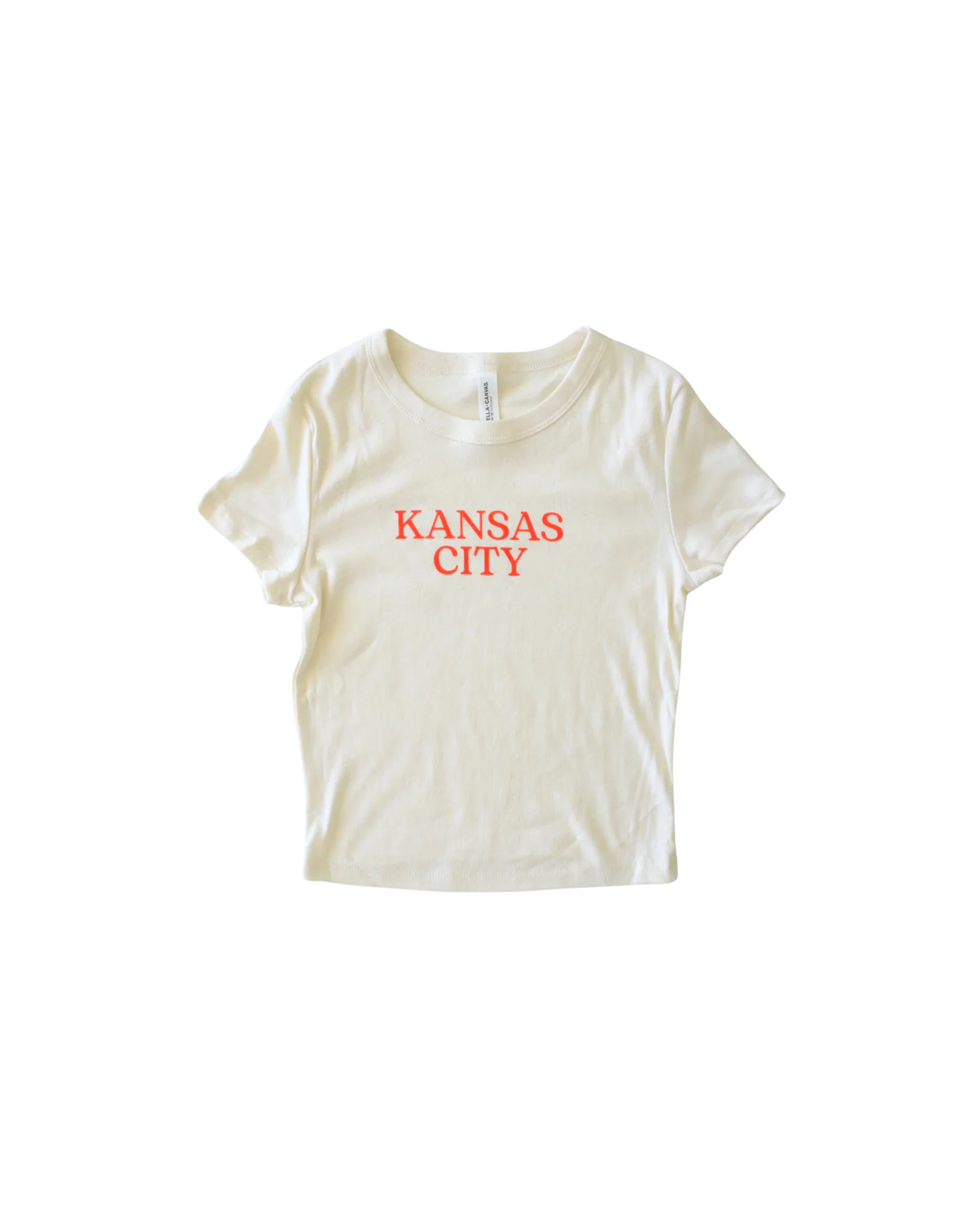 CARLY RAE STUDIO | KANSAS CITY BABY TEE - CREAM Carly Rae Studio