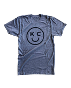 BELLBOY | KC SMILEY T-SHIRT - GREY/BLACK Bellboy Apparel