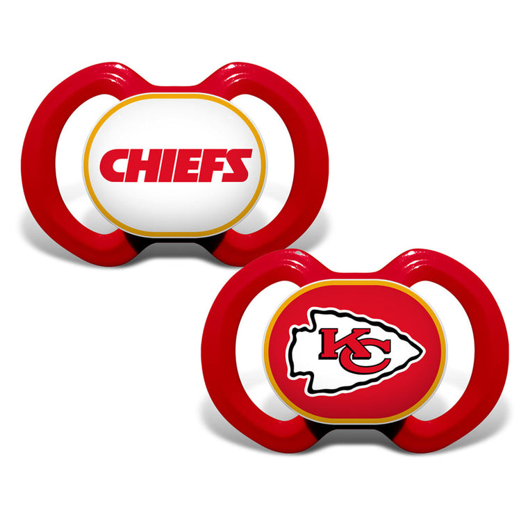 MASTERPIECES | KC CHIEFS PACIFIER- 2 PACK