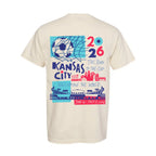 AMPERSAND | THE ROAD TO THE CUP TEE - IVORY AMPERSAND
