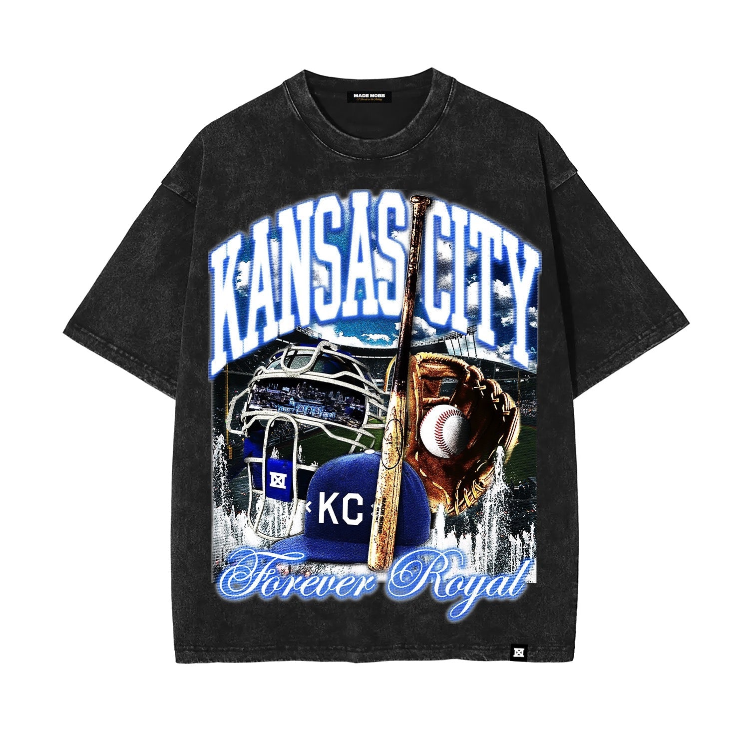 MADE MOBB | FOREVER ROYAL T-SHIRT - BLACK - Westside Storey