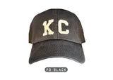 1KC | DISTRESSED BASEBALL HAT - PIGMENT DYED BLACK