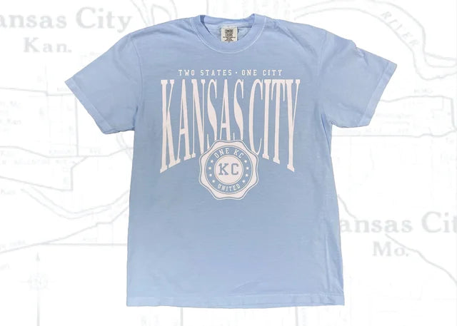 1KC | THE ONE CITY TEE - LIGHT BLUE 1KC