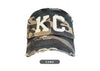 1KC | DISTRESSED BASEBALL HAT - CAMO