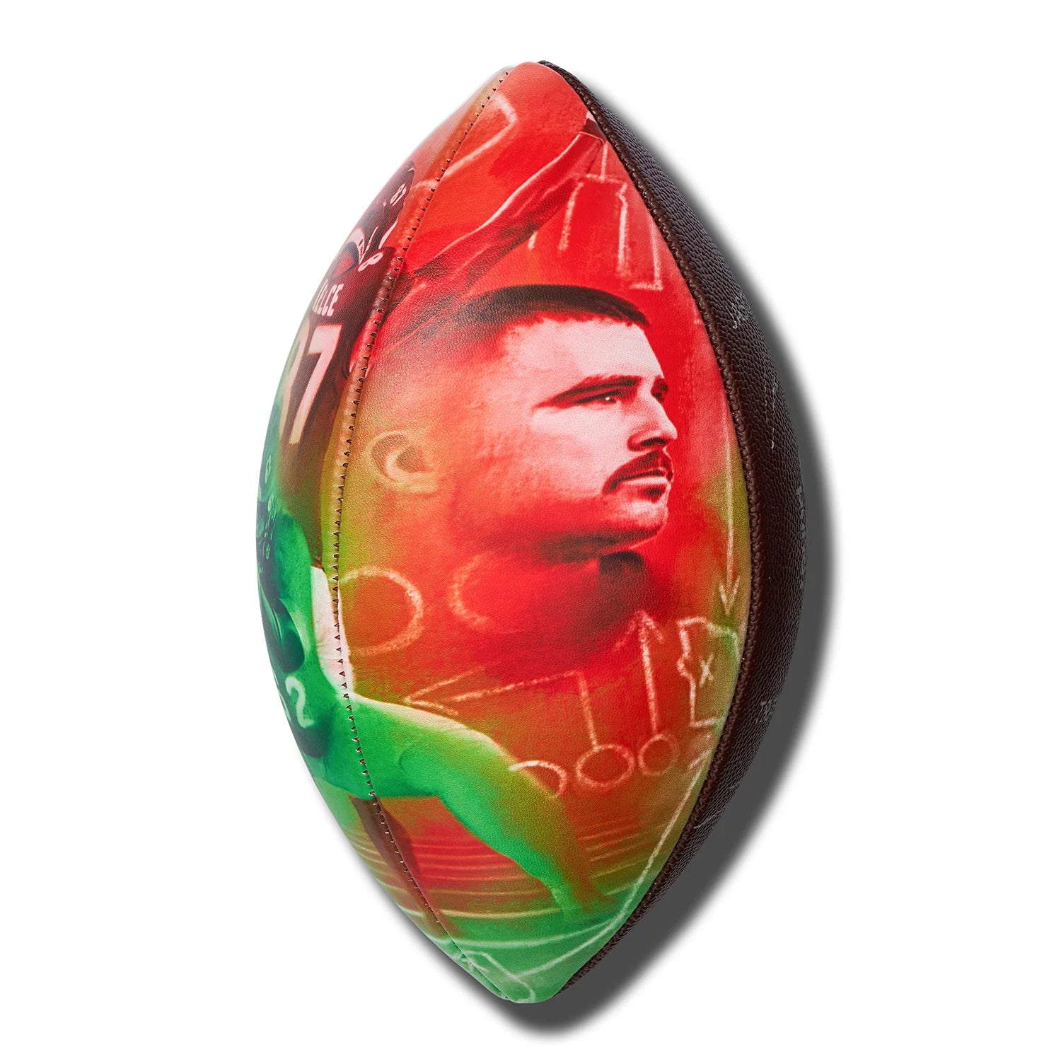 JASON AND TRAVIS KELCE OFFICIAL REPLICA COLLECTIBLE FOOTBALL - Westside Storey