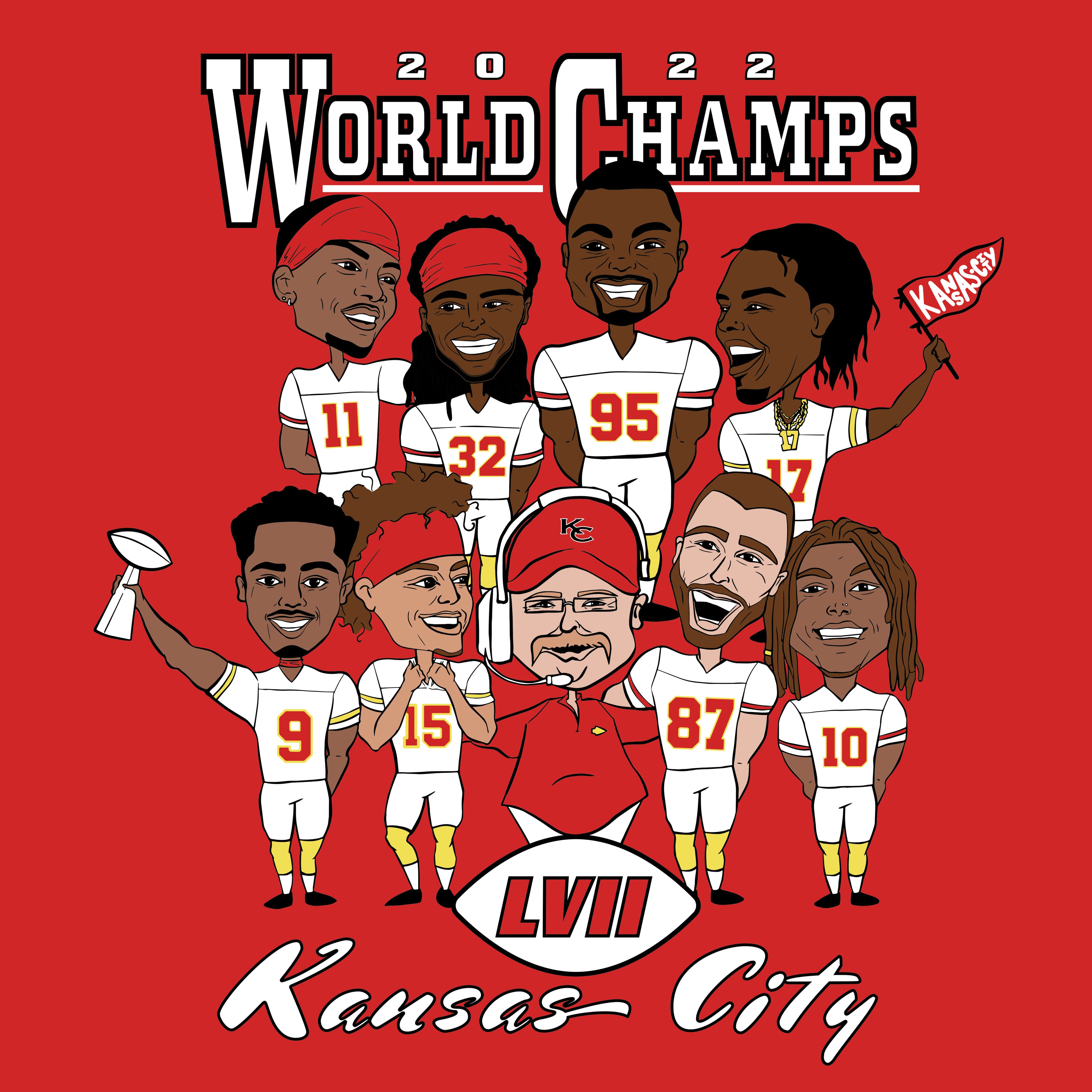 BELLBOY | WORLD CHAMPS CARICATURE T-SHIRT - Westside Storey