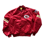 WESTSIDE STOREY VINTAGE | VINTAGE 90S STARTER PRO LINE SATIN STARTER CHIEFS JACKET - Westside Storey