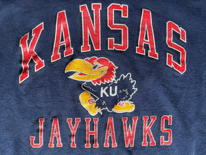 WESTSIDE STOREY VINTAGE | VINTAGE 90S KU JAYHAWKS JERSEY SWEATSHIRT - Westside Storey