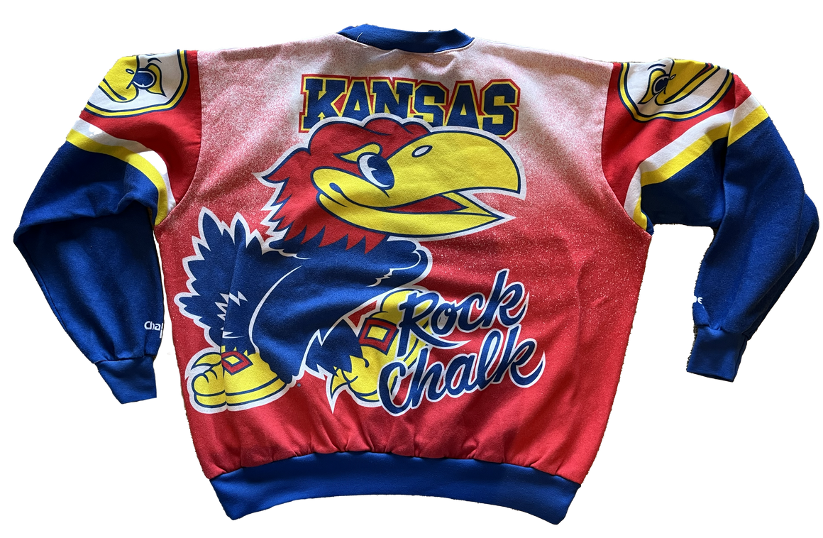 WESTSIDE STOREY VINTAGE  VINTAGE 90S KU JAYHAWKS STARTER BASEBALL JER -  Westside Storey