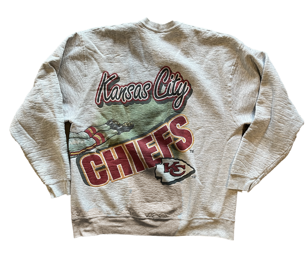 WESTSIDE STOREY VINTAGE  VINTAGE 90S FLINSTONES CHIEFS SWEATSHIRT