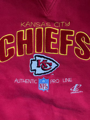 WESTSIDE STOREY VINTAGE | VINTAGE 90S CHIEFS PROLINE DETAILED SWEATSHIRT - Westside Storey