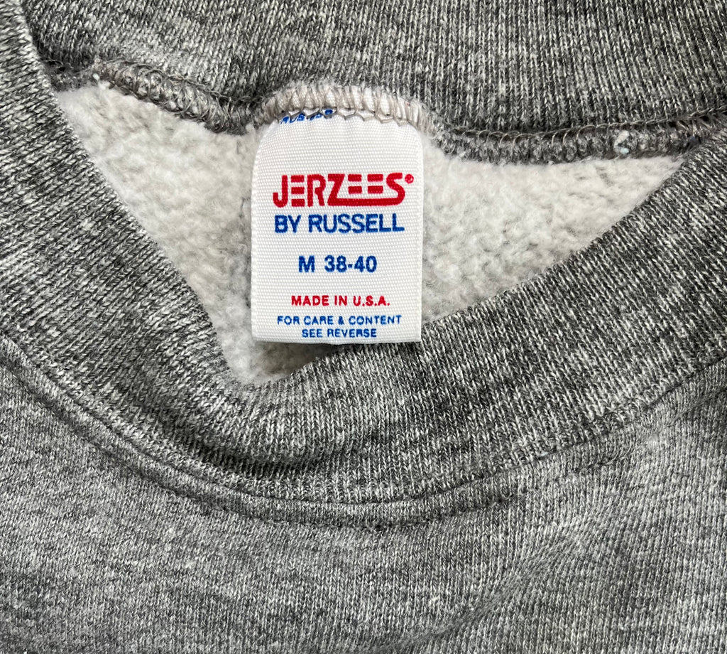 WESTSIDE STOREY VINTAGE | VINTAGE 90S KU JAYHAWKS GRAY TRI BLEND SWEATSHIRT - Westside Storey