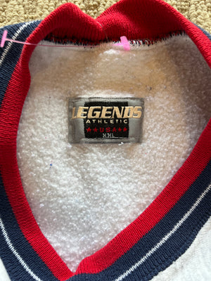 WESTSIDE STOREY VINTAGE | VINTAGE 90’S LEGENDS LARGE SPELLOUT KU JAYHAWKS SWEATSHIRT - Westside Storey