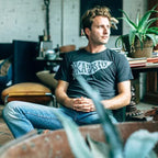 BELLBOY | KC PENNANT T-SHIRT - CHARCOAL Bellboy Apparel