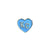 CHARLIE HUSTLE | KC HEART ENAMEL PIN - LIGHT BLUE - Westside Storey