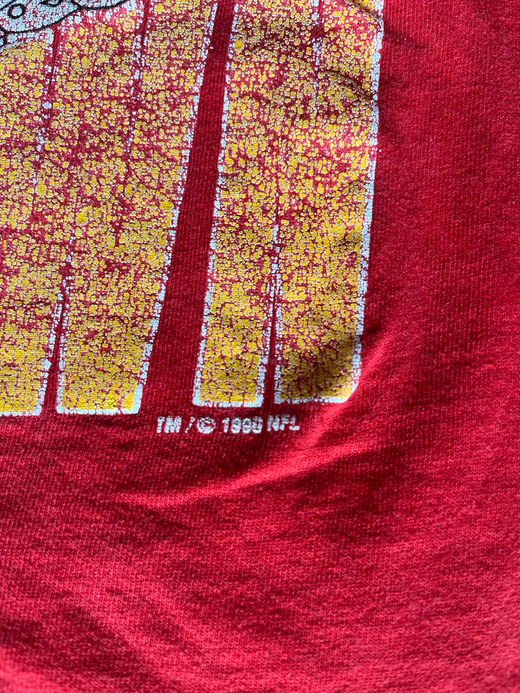 WESTSIDE STOREY VINTAGE | VINTAGE 90S TAZ TOUCHDOWN CHIEFS TEE - Westside Storey