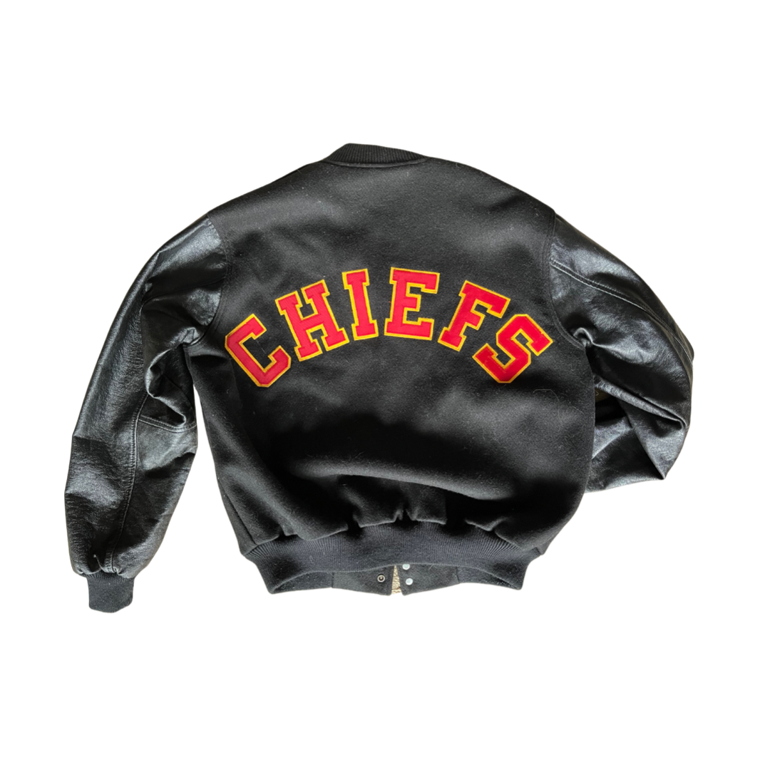 Kansas City Chiefs KC Vintage Monogram | Varsity Jacket