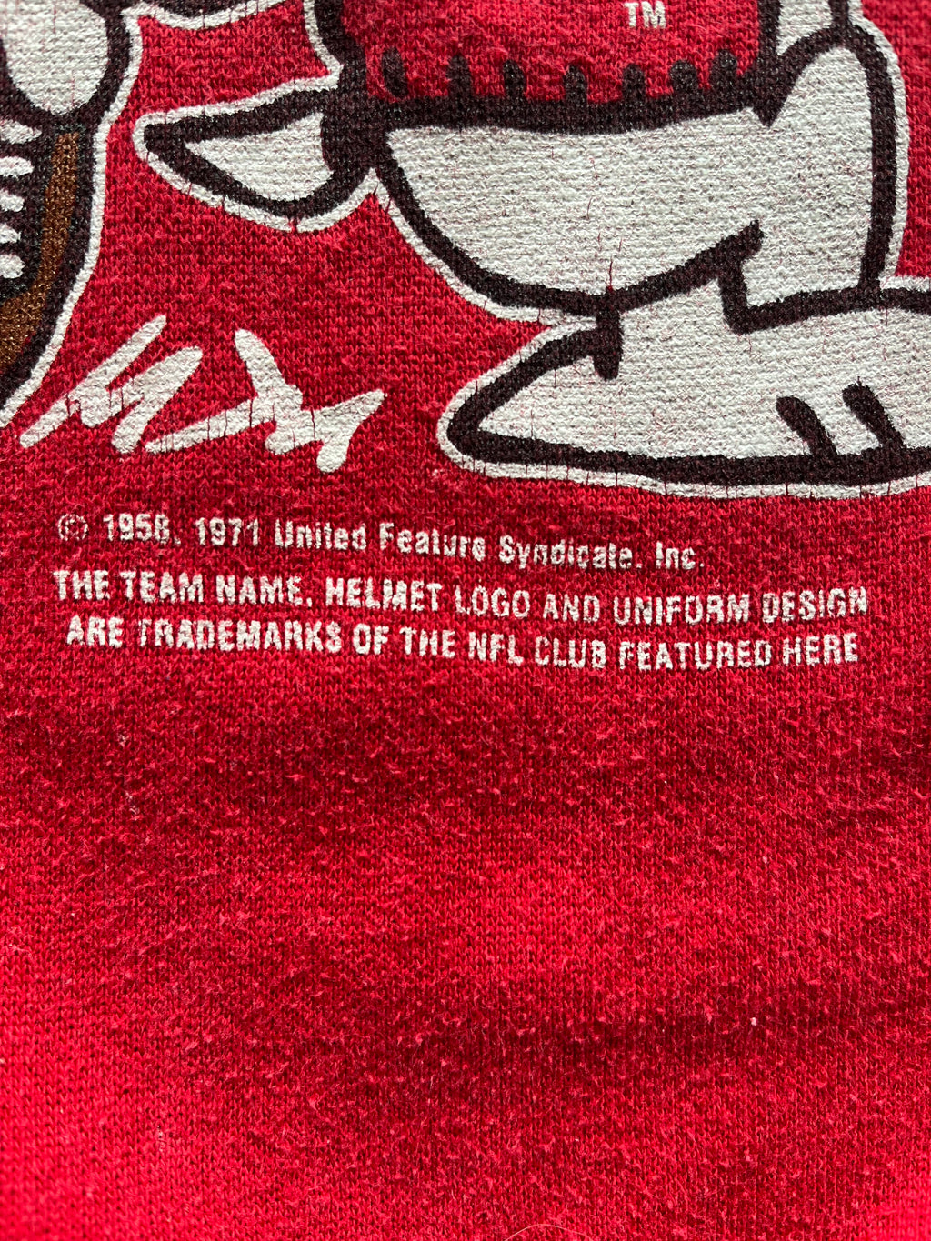 WESTSIDE STOREY VINTAGE | VINTAGE 90S CHIEFS SNOOPY SWEATSHIRT - Westside Storey