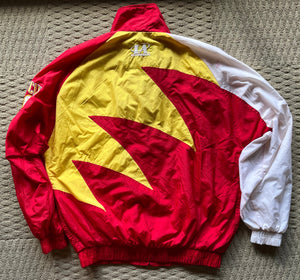 WESTSIDE STOREY VINTAGE | VINTAGE 90'S SHARKTOOTH CHIEFS WINDBREAKER JACKET - Westside Storey
