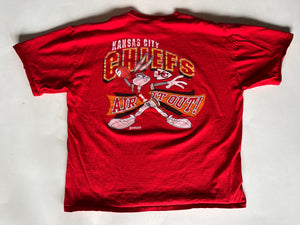 WESTSIDE STOREY VINTAGE | VINTAGE 93 BUGS QB DOUBLE SIDED CHIEFS TEE - Westside Storey