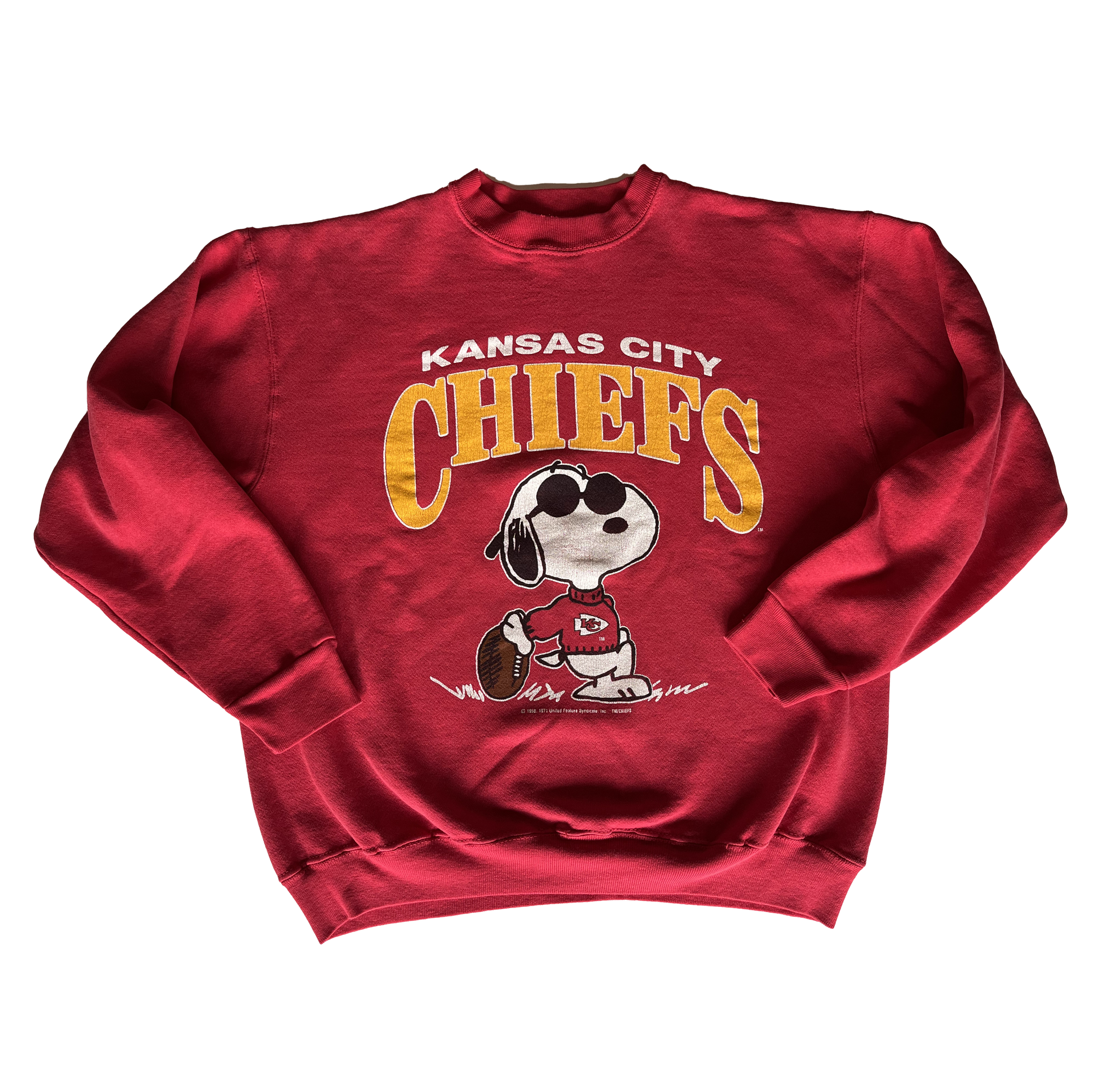 WESTSIDE STOREY VINTAGE | VINTAGE 90S SNOOPY CHIEFS SWEATSHIRT - Westside Storey
