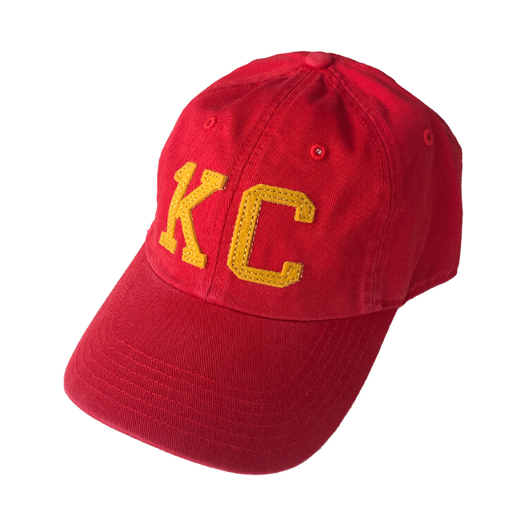 1KC | BASEBALL HAT - RED & GOLD - Westside Storey