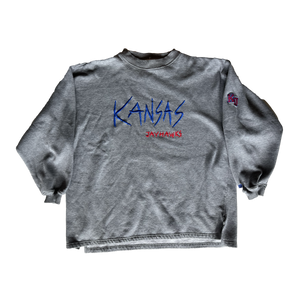 WESTSIDE STOREY VINTAGE | VINTAGE 90S KU JAYHAWKS GRAFFITI SWEATSHIRT - Westside Storey
