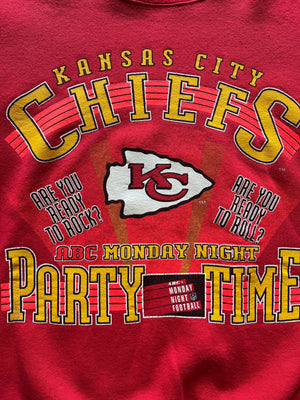 WESTSIDE STOREY VINTAGE | VINTAGE 90S MONDAY NIGHT FOOTBALL NUTMEG CHIEFS SWEATSHIRT - Westside Storey