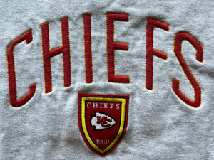 WESTSIDE STOREY VINTAGE | VINTAGE 90S NUTMEG STITCHED CHIEFS SWEATSHIRT - Westside Storey