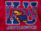 WESTSIDE STOREY VINTAGE | VINTAGE 90S KU JAYHAWKS LARGE PRINT T-SHIRT - Westside Storey