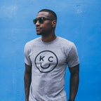 BELLBOY | KC SMILEY T-SHIRT - GREY Bellboy Apparel