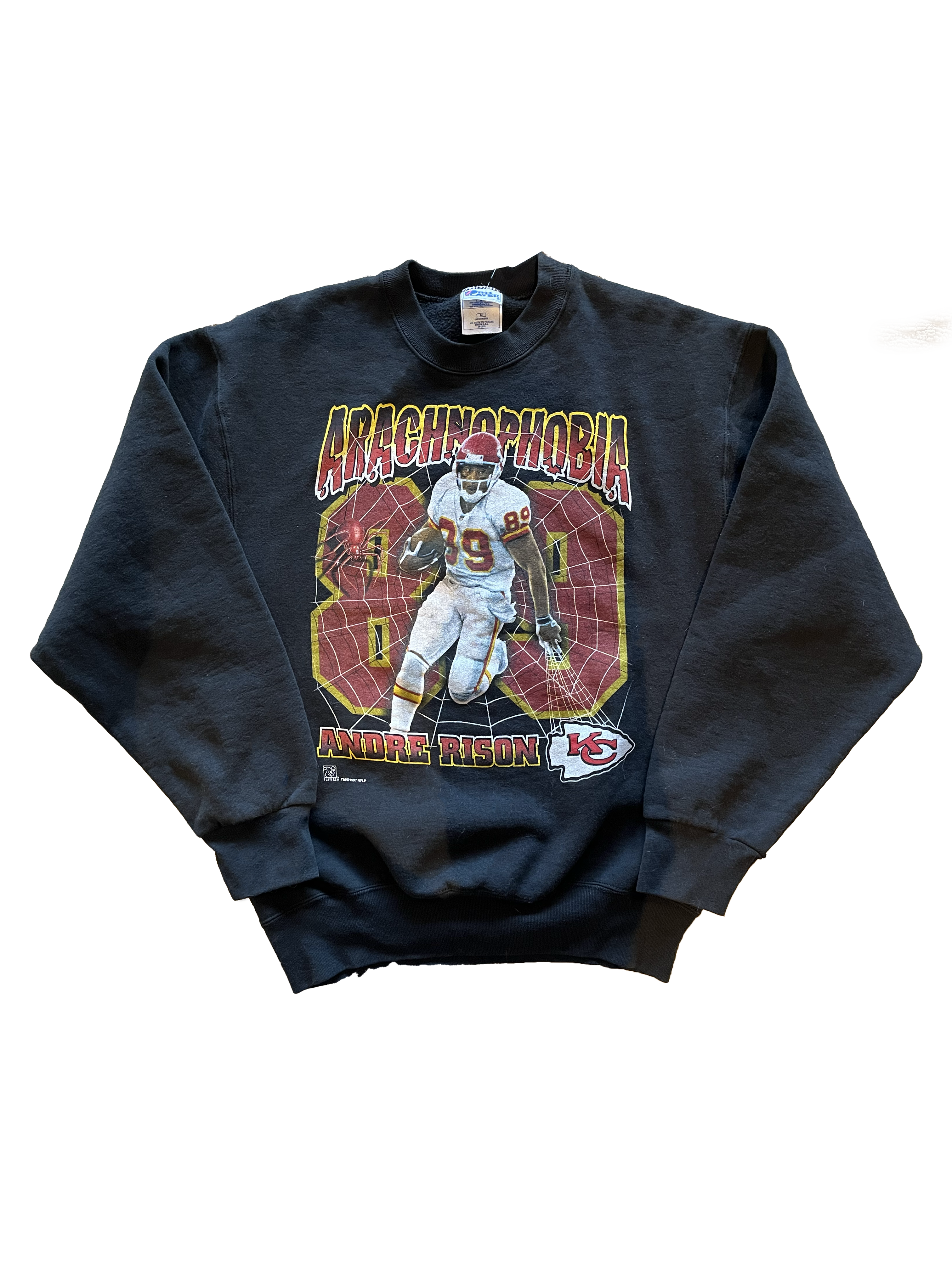 WESTSIDE STOREY VINTAGE | VINTAGE RARE 1997 RISON SPIDERMAN SWEATSHIRT - Westside Storey