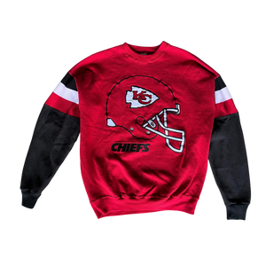 WESTSIDE STOREY VINTAGE | VINTAGE 90S CHIEFS LEGENDS LARGE EMBROIDERED SWEATSHIRT - Westside Storey