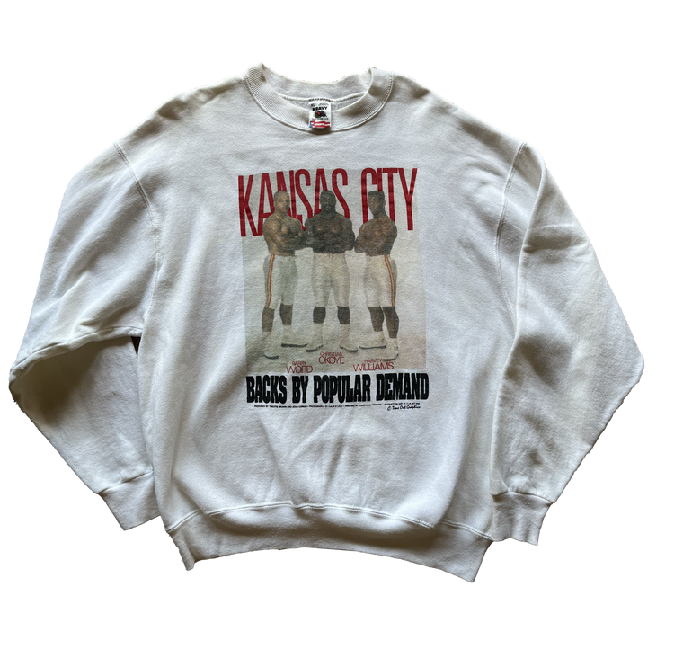 WESTSIDE STOREY VINTAGE | VINTAGE 90S BACKS BY POPULAR DEMAND RB RARE CHIEFS SWEATSHIRT