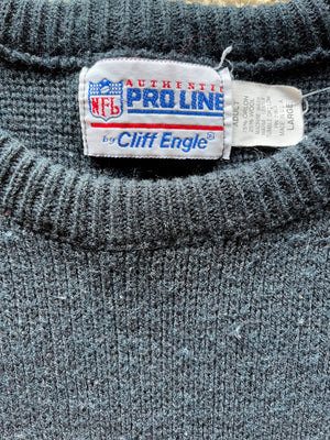 WESTSIDE STOREY VINTAGE | VINTAGE 90S RARE CLIFF ENGLE PROLINE KANSAS CITY CHIEFS KNIT SWEATER - Westside Storey