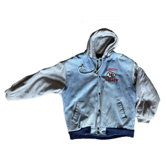 WESTSIDE STOREY VINTAGE  VINTAGE 90S PRO ELITE CHIEFS DENIM JACKET -  Westside Storey