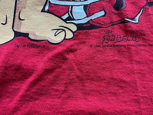 WESTSIDE STOREY VINTAGE | VINTAGE 90S FLINSTONES FRED BARNEY CHIEFS TEE - Westside Storey