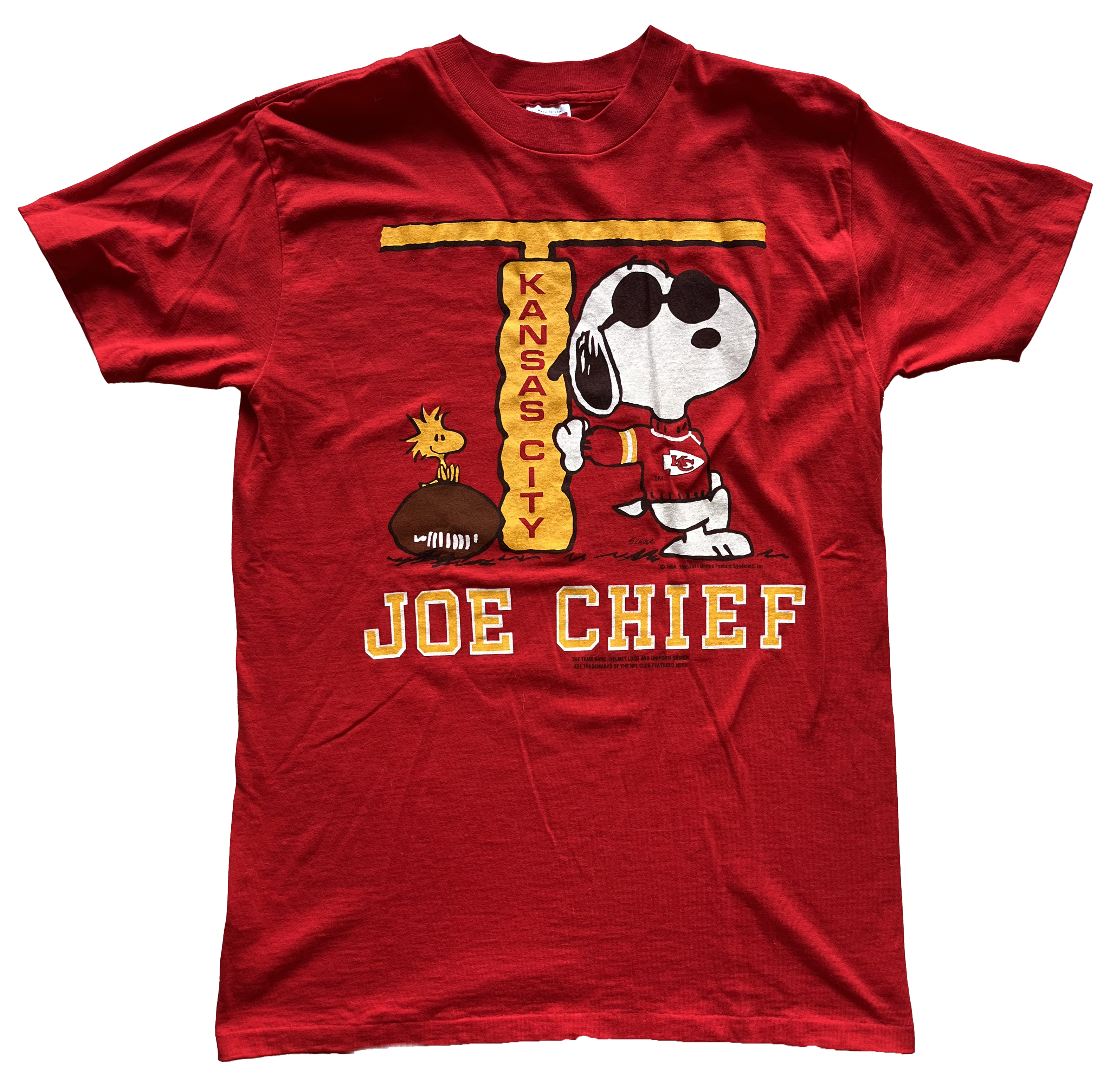 WESTSIDE STOREY VINTAGE | VINTAGE 90S SNOOPY JOE CHIEFS TEE - Westside Storey