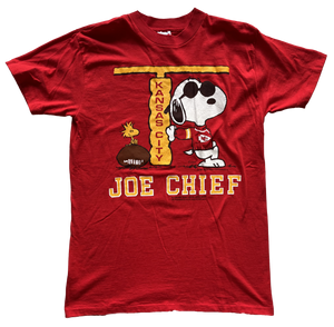 WESTSIDE STOREY VINTAGE | VINTAGE 90S SNOOPY JOE CHIEFS TEE - Westside Storey
