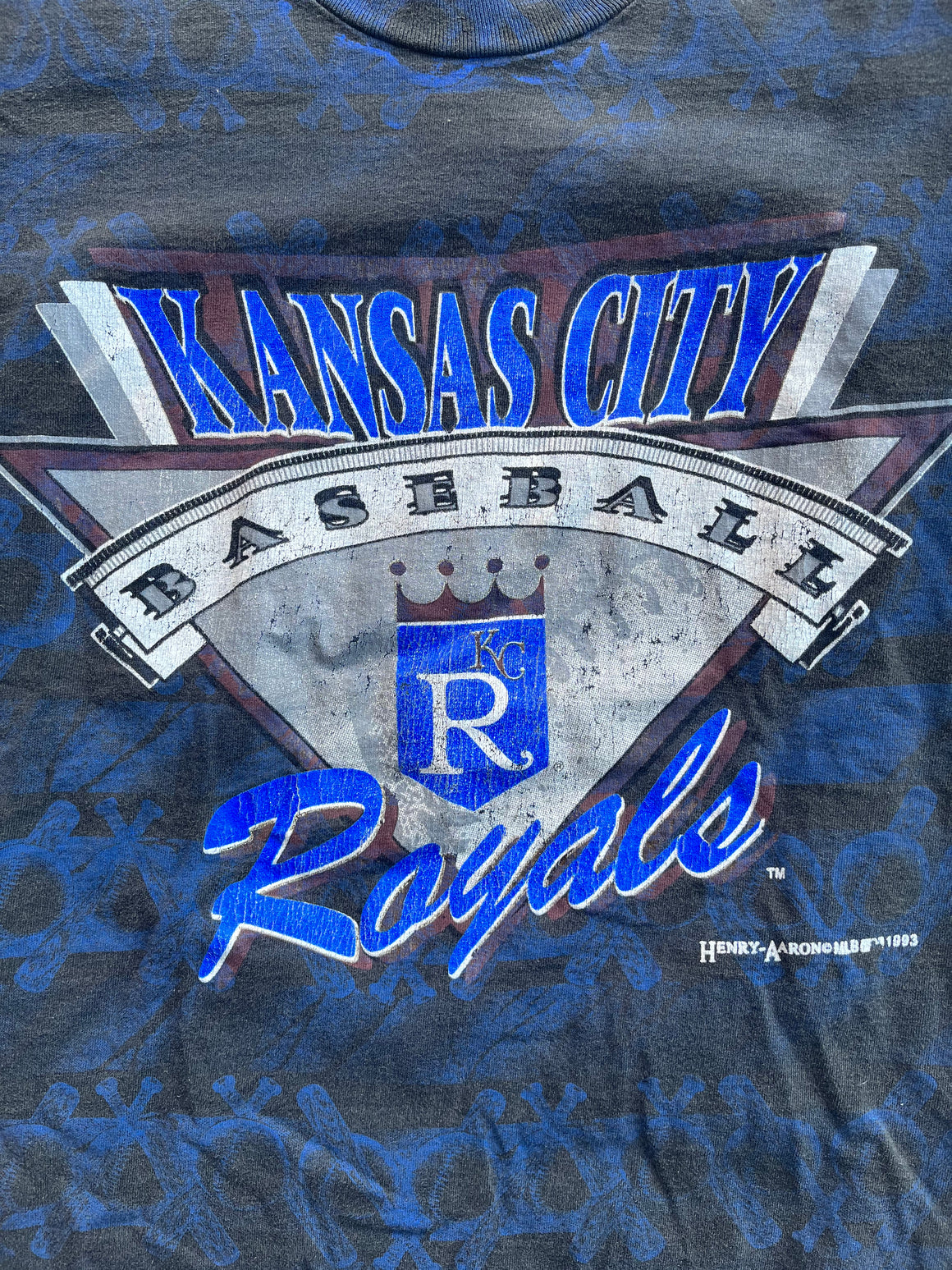 WESTSIDE STOREY VINTAGE  1985 WORLD CHAMPIONS KANSAS CITY ROYALS T-SH -  Westside Storey