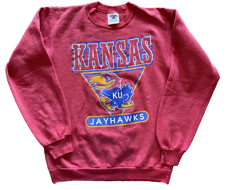 WESTSIDE STOREY VINTAGE | VINTAGE 90’S KU STRIPED SWEATSHIRT