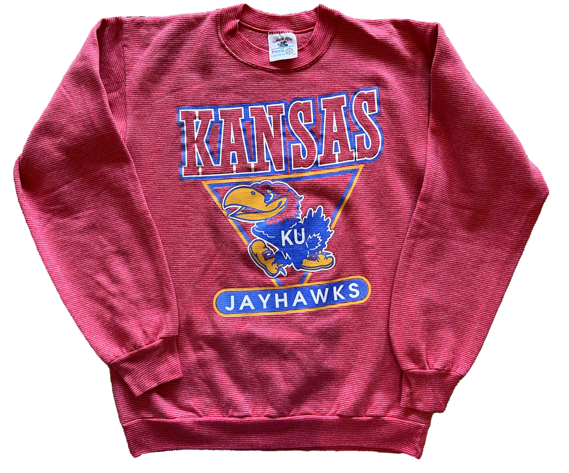 WESTSIDE STOREY VINTAGE | VINTAGE 90’S KU STRIPED SWEATSHIRT