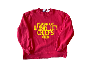 WESTSIDE STOREY VINTAGE | VINTAGE Y2K REEBOK CHIEFS SWEATSHIRT - Westside Storey
